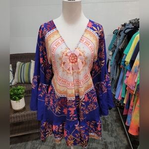 Flowy boutique boho top